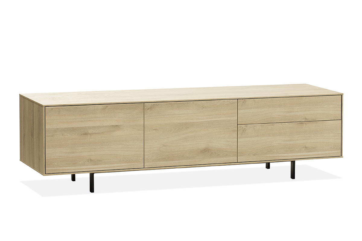 Meuble-TV-2-portes-Famous-lamulux-fresh-oak-182cm-Maxfurn