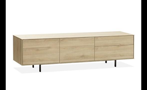Meuble-TV-2-portes-Famous-lamulux-fresh-oak-182cm-Maxfurn