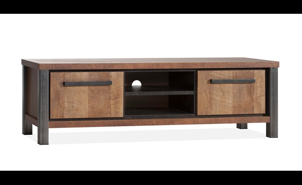 Meuble-TV-2-portes-Kinga-lamulux-old-teak-170cm-Maxfurn