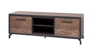 Meuble-TV-2-portes-Kuta-decor-bois-navire-noir-mat-K647-TV7-184cm-Meubar