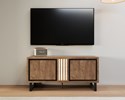 Bar-3-portes-1-niche-Luma-old-teak-elegant-black-K672-Bar6-126,8cm-ambi-Meubar