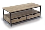 Meuble-TV-2-tiroirs-Michigan-ZH-005-decor-chene-sonoma-metal-noir-106cm-01-Poldimar