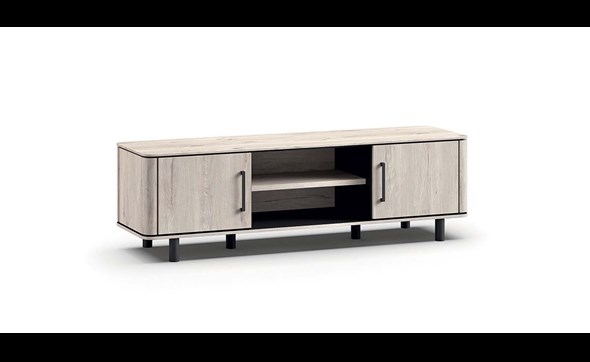 Meuble-TV-2portes-2niches-Ravenna-LB3-millenium-oak-light-grey-elegant-black-01