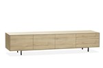 Meuble-TV-3-portes-Famous-lamulux-fresh-oak-238cm-Maxfurn