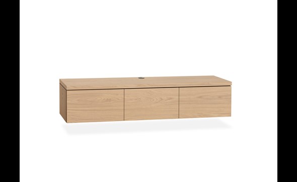 Meuble-TV-3-portes-Keswick-melamine-Blond-Oak-Maxfurn