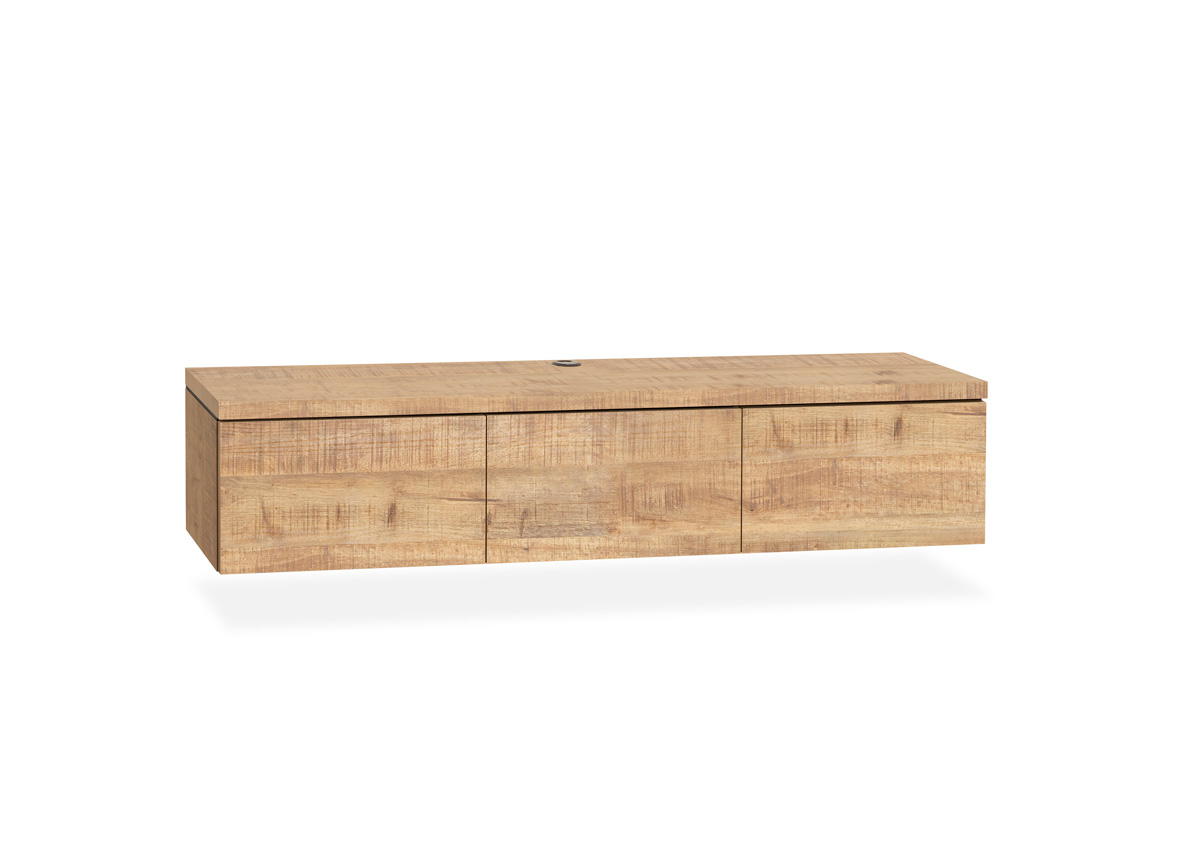 Meuble-TV-3-portes-Keswick-melamine-manguier-Maxfurn