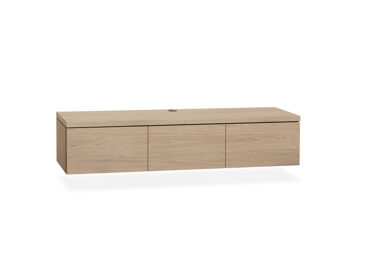 Meuble-TV-3-portes-Keswick-melamine-misty-oak-Maxfurn