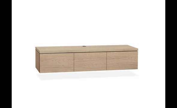 Meuble-TV-3-portes-Keswick-melamine-misty-oak-Maxfurn