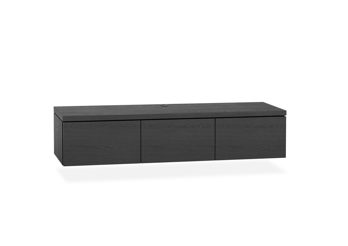 Meuble-TV-3-portes-Keswick-melamine-noir-Maxfurn