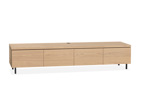 Meuble-TV-4-portes-pieds-Keswick-melamine-Blond-Oak-Maxfurn