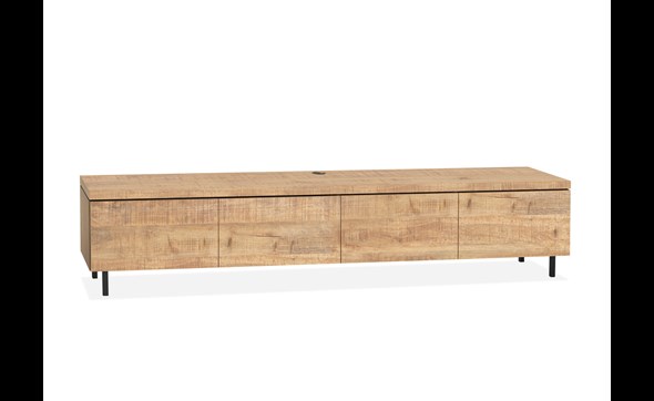 Meuble-TV-4-portes-pieds-Keswick-melamine-manguier-Maxfurn