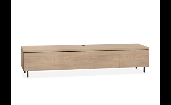 Meuble-TV-4-portes-pieds-Keswick-melamine-misty-oak-Maxfurn