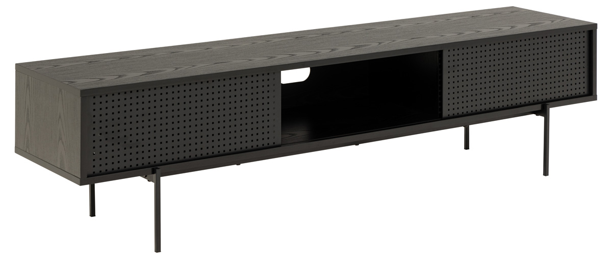 Meuble-TV-Angus-97467-melamine-noir-pied-metal-noir-side01-Actona