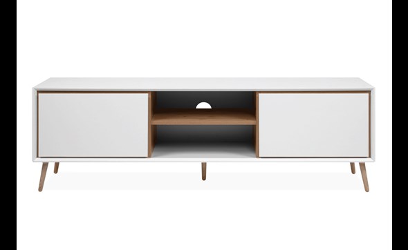 Meuble-TV-Arona-56A-chene-artisan-blanc-front-Finori