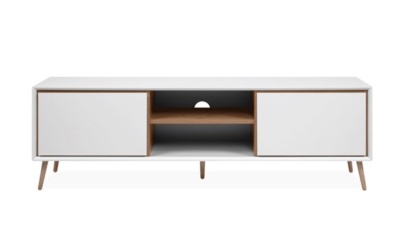 Meuble-TV-Arona-56A-chene-artisan-blanc-front-Finori