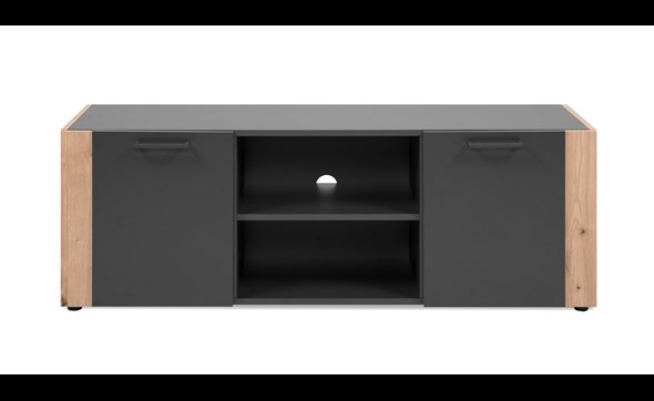 Meuble-TV-Cento-56A-anthracite-chene-artisan-front-Finori