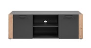 Meuble-TV-Cento-56A-anthracite-chene-artisan-front-Finori
