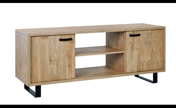 Meuble-TV-Como-decor-chene-dore-170cm-Neyt