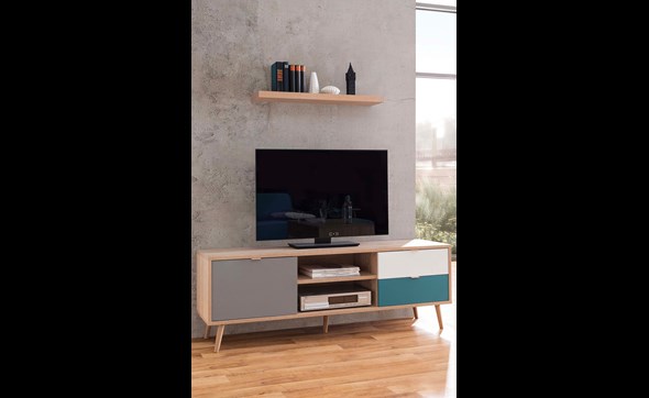 Meuble-TV-Cuba-54-decor-chene-gris-blanc-bleu-150cm-ambi-Finori