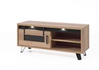 Meuble-TV-Cuedo-melamine-chene-halifax-nature-148cm-Comodi-living