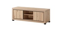 Meuble-TV-Dijon-decor-bois-artisan-oak-145cm-Alcos