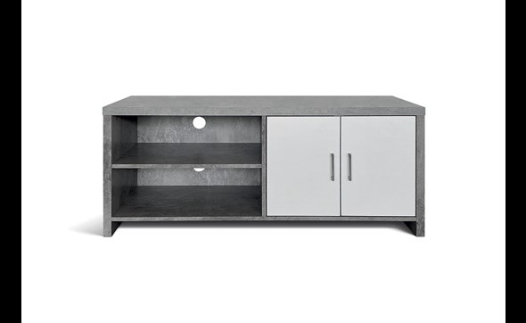 Meuble-TV-Dixon-2146-3-decor-beton-blanc-120cm-Rousseau