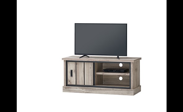 Meuble-TV-Elena-1porte-2niches-canada-oak-Oosterlynck-01