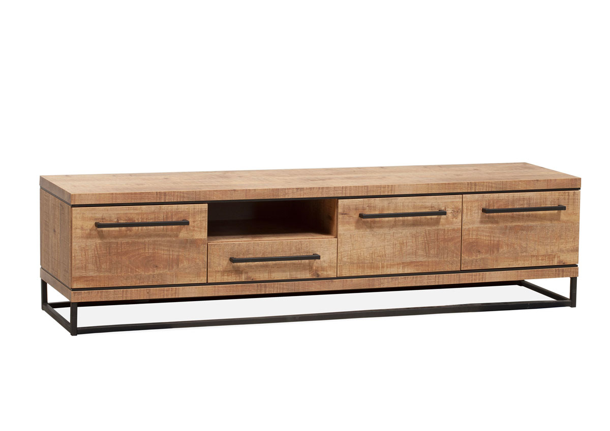 Meuble-TV-Flynn-lamulux-mango-200cm-Maxfurn