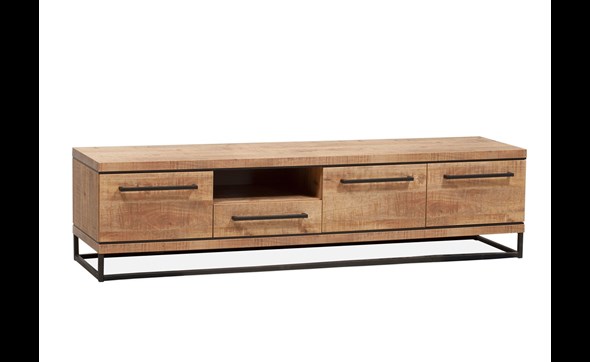 Meuble-TV-Flynn-lamulux-mango-200cm-Maxfurn