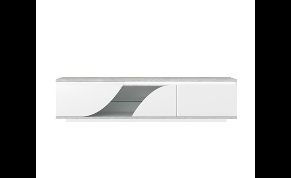 Meuble-TV-Goya-2po-1n-N°38-23SA3320-laque-front-Sciae