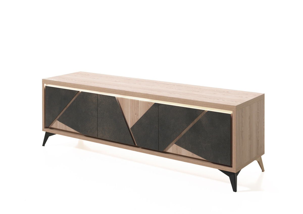 Meuble-TV-Intera-melamine-chene-brun-side-Comodi-Living
