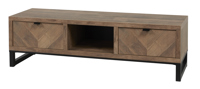 Meuble-TV-Jaipur-TV2-TV7-K671-old-teak-fishbone-doors-mat-black-Meubar