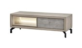 Meuble-TV-Kwadro-decor-bois-chene-gris-clair-beton-K540B-TV6-125cm-Meubar