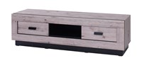 Meuble-TV-Marseille-chene-wellington-metal-noir-170cm-Divaco