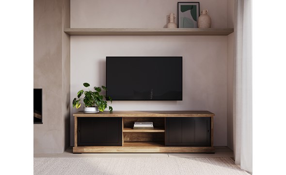 Meuble-TV-Patio-LB2-K674-old-teak-black-209cm-Evan