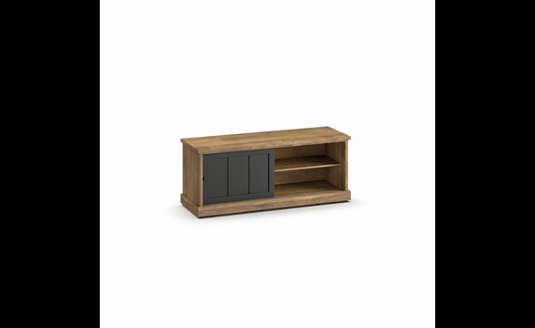 Meuble-TV-Patio-LB4-K674-old-teak-black-front-Evan