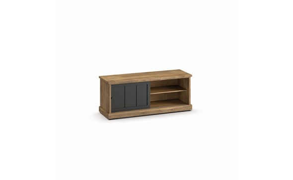 Meuble-TV-Patio-LB4-K674-old-teak-black-front-Evan