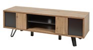 Meuble-TV-Phenix-decor-bois-scarlet-oak-noir-156cm-GBO