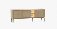 Meuble-TV-Ravello-LB3-melamine-sand-oak-nat-champagne-side-Evan