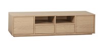 Meuble-TV-Tokio-2-portes-2-tiroirs-2-niches-200cm-blond-oak-Maxfurn