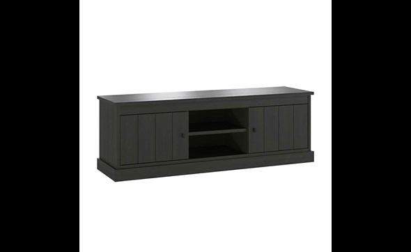 Meuble-TV-Valencia-melamine-black-oak-Dullaert