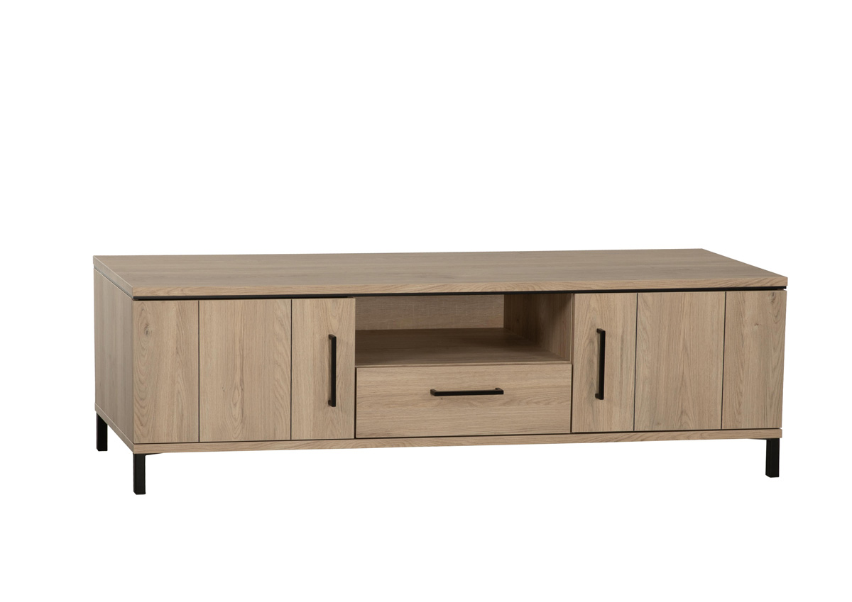 Meuble-TV-Vecchio-melamine-vieux-chene-160cm-01-Maxfurn