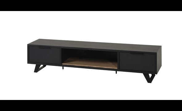 Meuble-TV-Veneto-LB7-melamine-elegant-black-old-teak-K717-01-Meubar