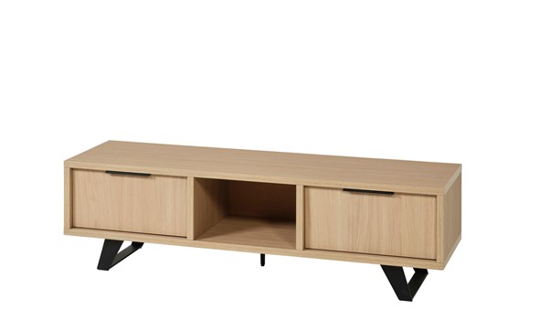Meuble-TV-Veneto-LB8-melamine-elegant-black-oak-K726-Meubar