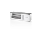 Meuble-TV-Vertigo-laque-blanc-brillant-decor-chene-gris-150cm-01-Albea