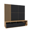 Meuble-TV-panneau-mural-unite-mural-4-panneaux-Celine-wotan-oak-black-mat-perspective-Helvetia