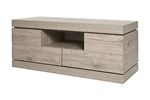 Meuble-TV1-Etna-decor-chene-gris-clair-marbre-K542-125cm-Evan
