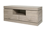Meuble-TV1-Etna-decor-chene-gris-clair-marbre-K542-125cm-Evan