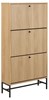 Meuble-a-chaussure-3tiroirs-Albany-023790-oak-rough-melamine-base-matt-black-01-Actona