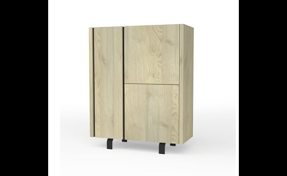 Meuble-entree-Rush-decor-bois-chene-18SB3530-100cm-Sciae